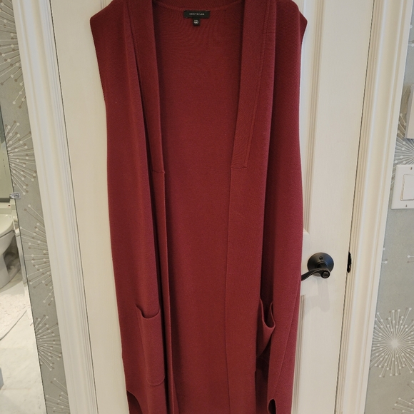 Ann Taylor's Women Plus 2XL Open Long Knitted Vest - Picture 7 of 7